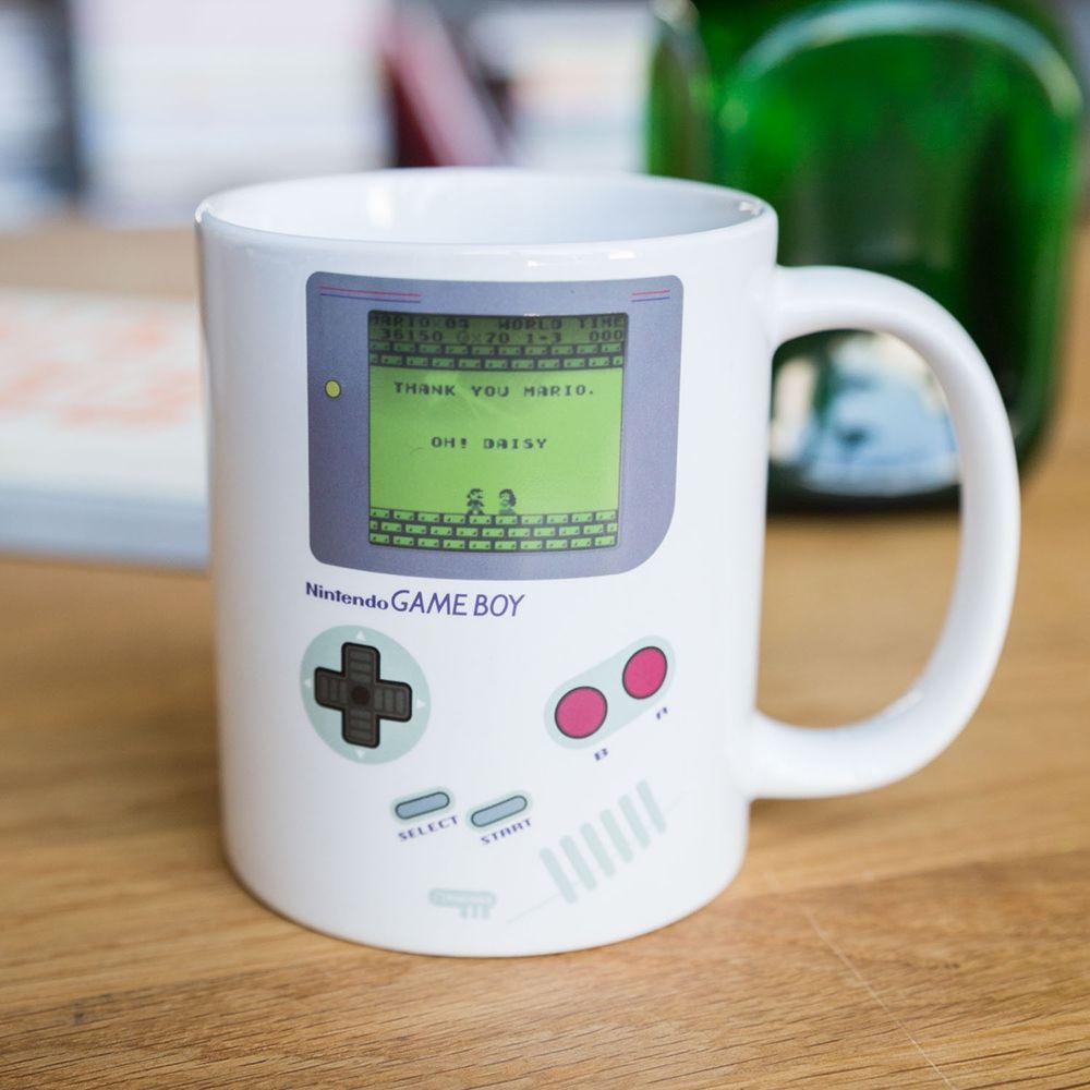 Temperaturempfindliche Game Boy Tasse