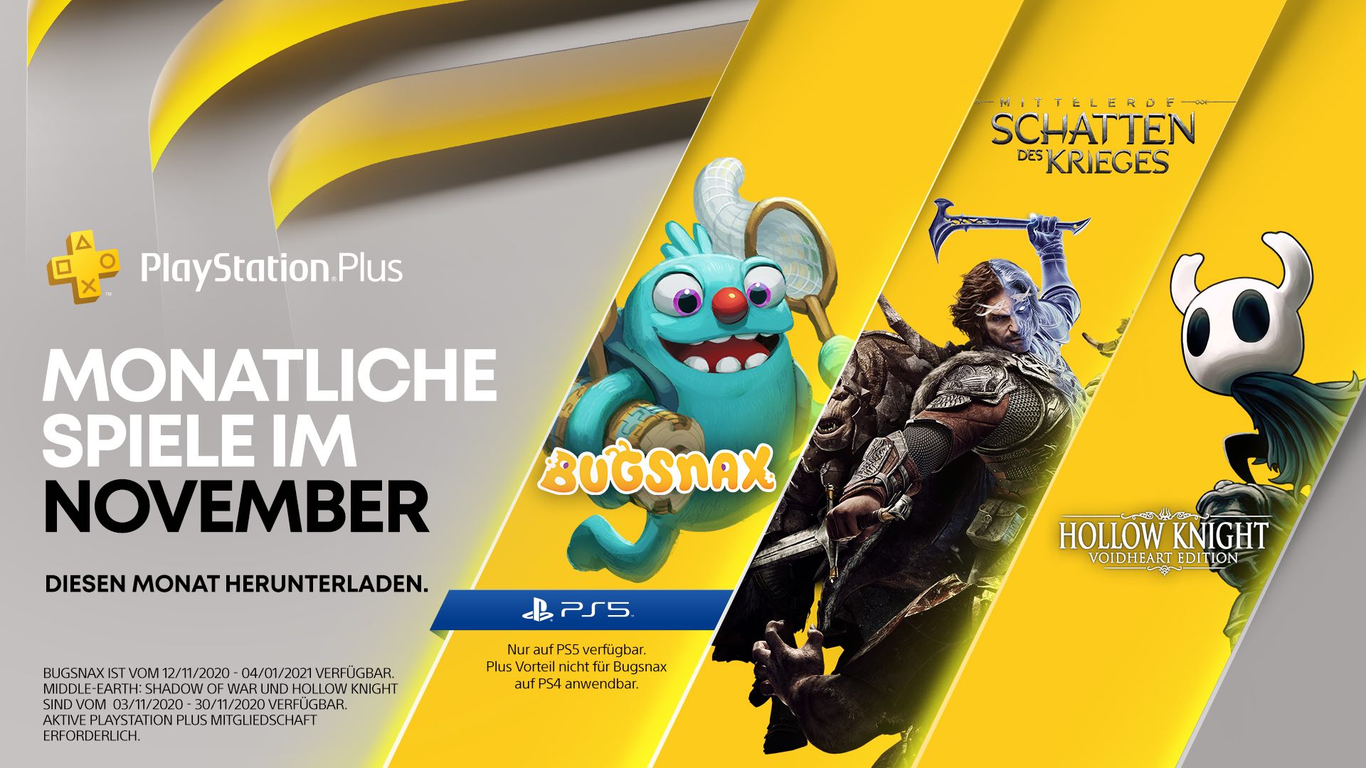 PlayStation Plus-Titel im November 2020