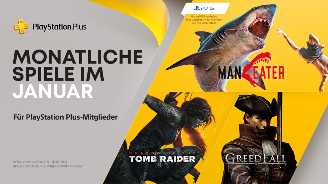 PlayStation Plus-Titel im Januar 2021