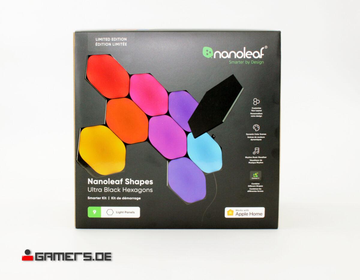 Nanoleaf Shapes Ultra Black Hexagons Verpackung