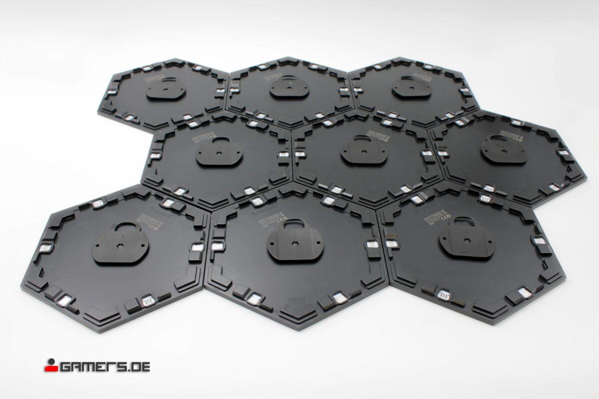 Nanoleaf Shapes Ultra Black Hexagons Rückseite