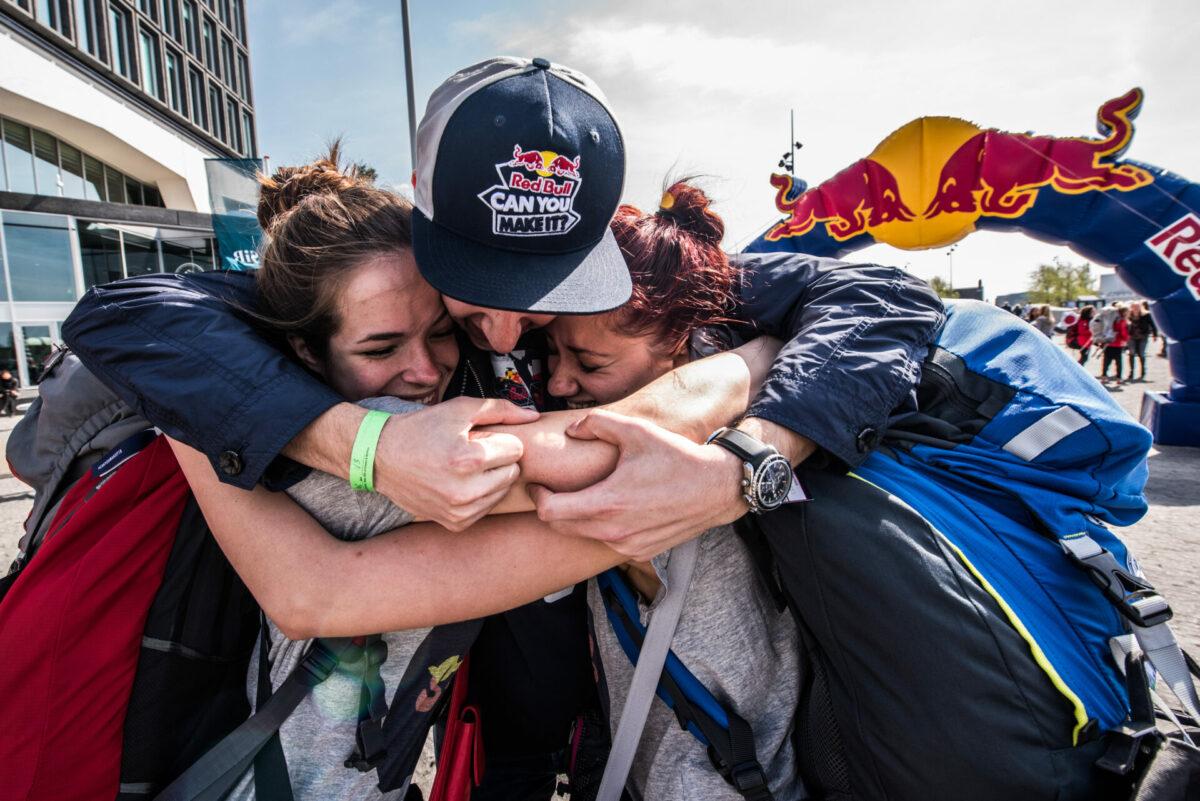 Participants finished the the Red Bull Can You Make It in Amsterdam, The Netherlands on April 17, 2018 // Maurice van der Meijs / Red Bull Content Pool // SI201804170423 // Usage for editorial use only //