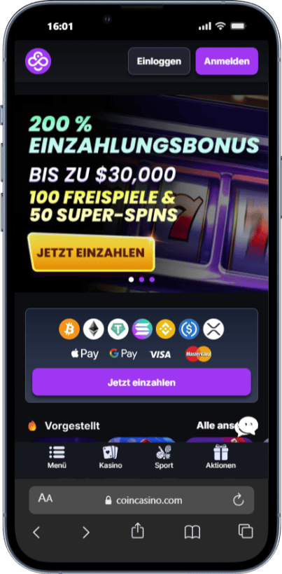 coincasino bonus