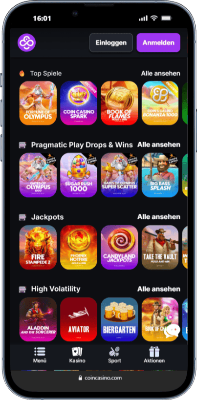 coincasino spiele