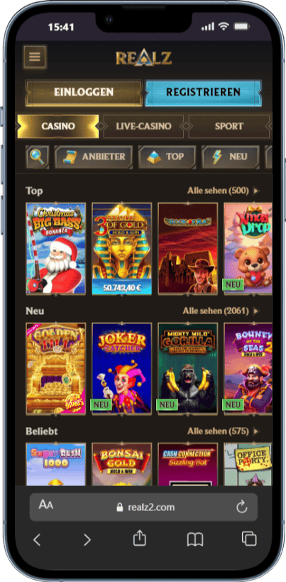 realz casino spiele