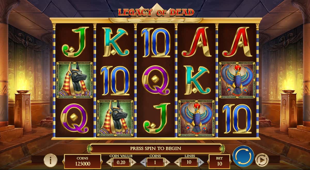 Jetzt Legacy of Dead Slot Demo gratis spielen