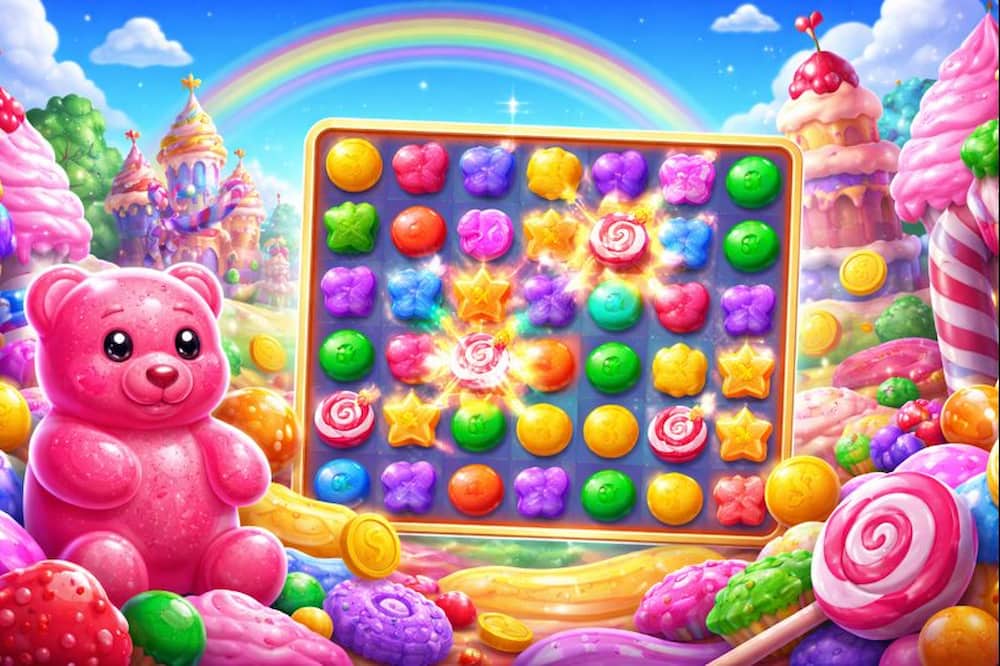 Sugar Rush – Cluster Slot mit süßen Gewinnen!