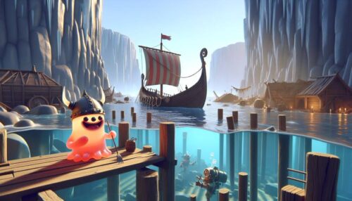 Human Fall Flat erhält neue Wikinger-Karte mit Dave dem Taucher